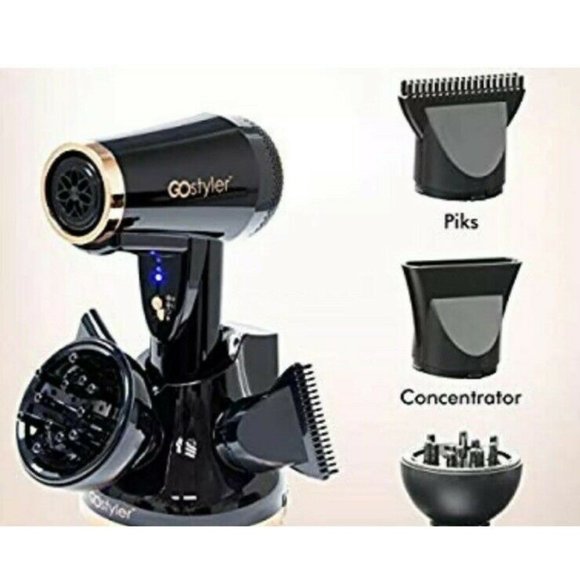 go styler cordless hair dryer